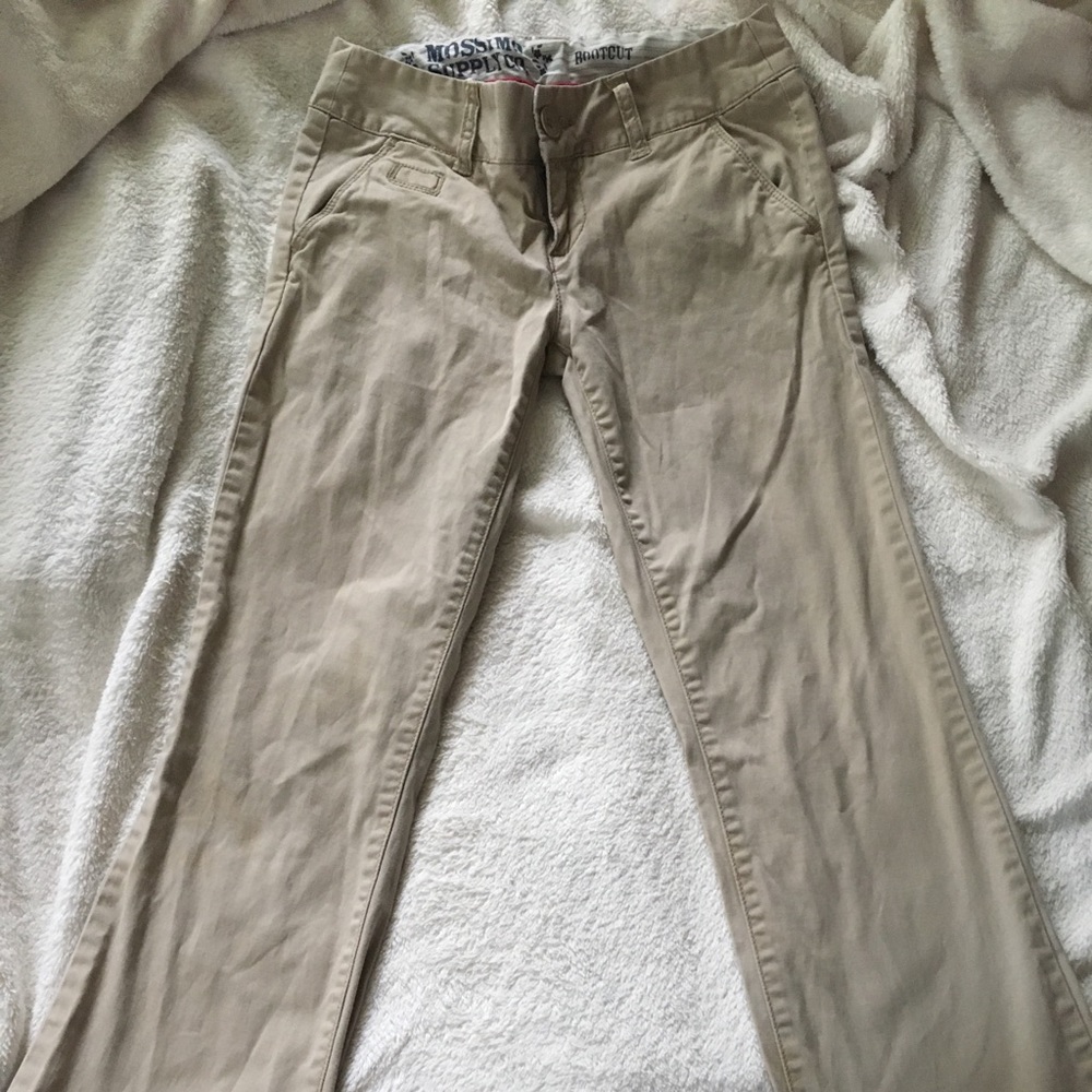 Mossimo bootcut khaki pants